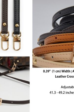 Premium Adjustable Leather Bag Strap Elevate Your Designer Purse with Style and Comfort