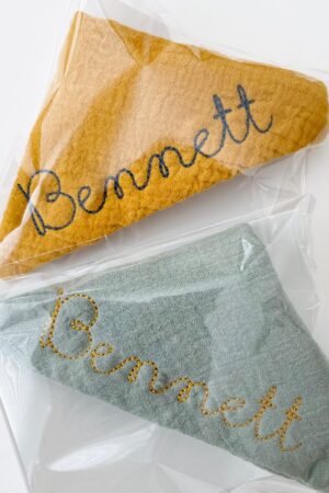 Personalized Embroidered Baby Bib A Cherished Keepsake for Your Little One