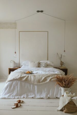 100% Organic Linen Bedding Set Indulge in Nature's Embrace for a Restful Night's Sleep