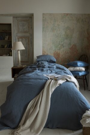 100% Organic Linen Bedding Set Indulge in Nature's Embrace for a Restful Night's Sleep