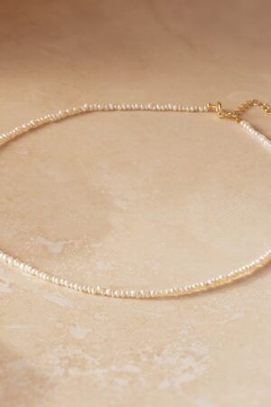 Caitlyn Minimalist's Delicate Pearl Choker A Timeless Adornment for Brides, Bridesmaids, and Special Occasions