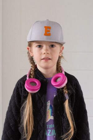 Personalized Snapback Hat for Kids Embroidered Custom Letters, Perfect for Boys, Girls, Announcements, and Family