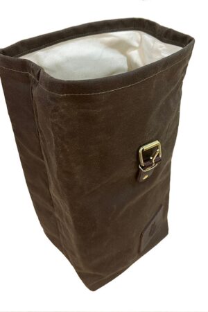 Bushcraft Essential Durable Oilskin Canvas Lunch Bag for Outdoor Adventures