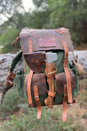 30L-80L Green Bushcraft Backpack Your Personalized Outdoor Adventure Companion