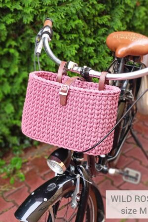 Handmade Crochet Bike Basket The Perfect Organizer for Your Cycling Adventures