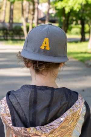 Personalized Snapback Hat for Kids Embroidered Custom Letters, Perfect for Boys, Girls, Announcements, and Family