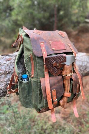 30L-80L Green Bushcraft Backpack Your Personalized Outdoor Adventure Companion