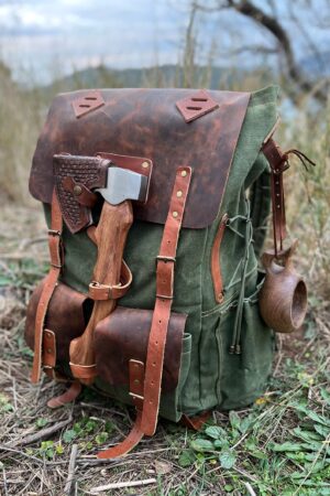 30L-80L Green Bushcraft Backpack Your Personalized Outdoor Adventure Companion