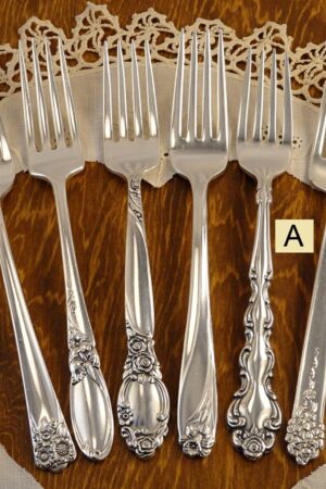 Vintage Silverware Mismatched Fork Sets Elevate Your Table with Timeless Charm