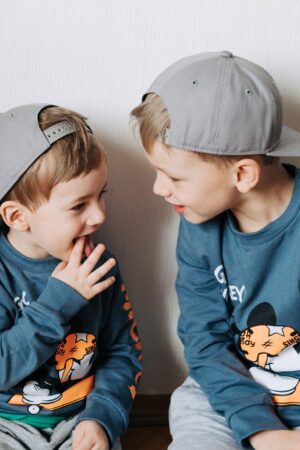 Matching Big Bro Little Bro Snapbacks Personalized Sibling Announcement Hats for Infants, Toddlers, and Kids