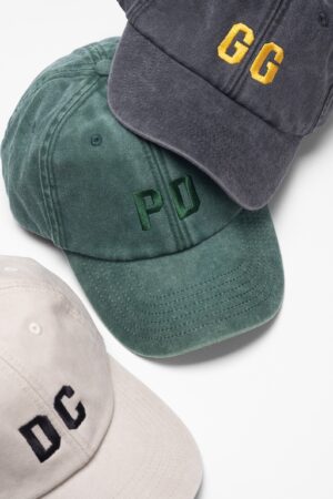 Personalized Vintage Washed Cotton Dad Hat Embroidered Initials for a Unique Touch