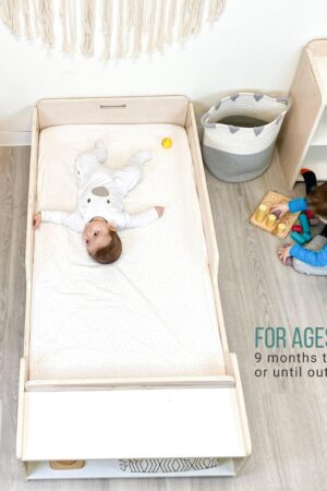 Montessori Floor Bed with Rails Safe and Stylish Sleep for Your Little One