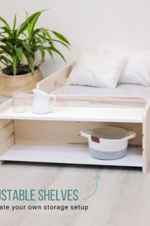 Montessori Floor Bed with Rails Safe and Stylish Sleep for Your Little One