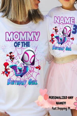 Personalized Spidey Birthday Shirts Celebrate Your Little Hero's Special Day