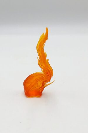 Glowing Embers WILD FIRE! Translucent Orange Resin Fire Diorama for Gaming and Fairy Gardens