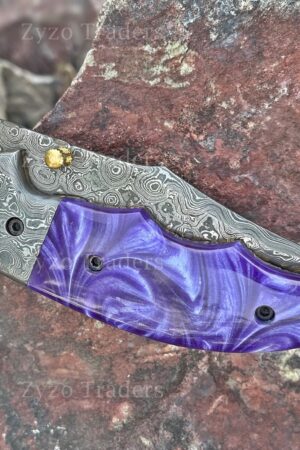 Damascus Pocket Knife The Ultimate Groomsmen, EDC, and Corporate Gift