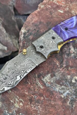 Damascus Pocket Knife The Ultimate Groomsmen, EDC, and Corporate Gift