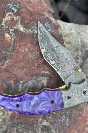 Damascus Pocket Knife The Ultimate Groomsmen, EDC, and Corporate Gift