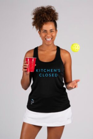 Pickleball Powerhouse Kitchen's Closed Women's Tank Top for Unstoppable Play