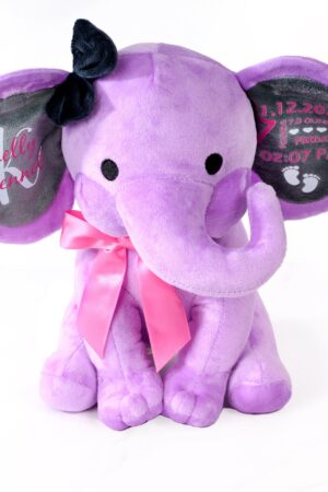 Personalized Elephant A Cherished Keepsake for Baby's Special Moments