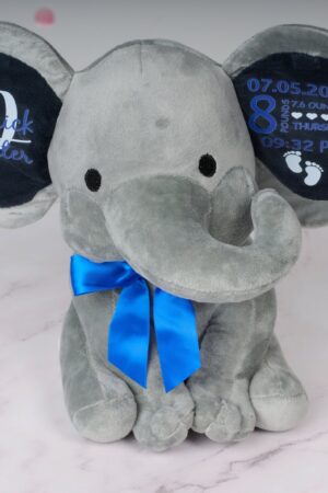 Personalized Elephant A Cherished Keepsake for Baby's Special Moments