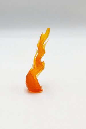 Glowing Embers WILD FIRE! Translucent Orange Resin Fire Diorama for Gaming and Fairy Gardens