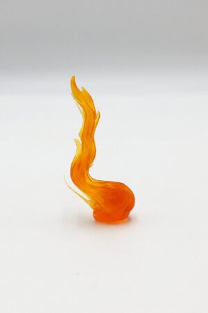 Glowing Embers WILD FIRE! Translucent Orange Resin Fire Diorama for Gaming and Fairy Gardens