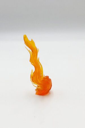 Glowing Embers WILD FIRE! Translucent Orange Resin Fire Diorama for Gaming and Fairy Gardens