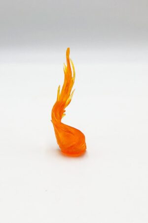 Glowing Embers WILD FIRE! Translucent Orange Resin Fire Diorama for Gaming and Fairy Gardens