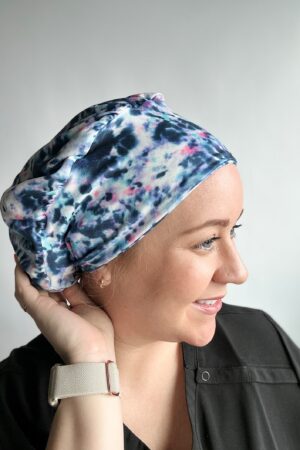 Hello Headband Scrub Hat Moody Tie Dye - The Ultimate Comfort for Healthcare Heroes