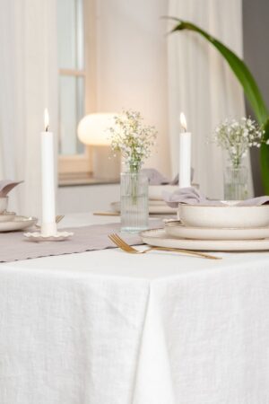 Elegant Linen Tableware Sustainable Napkins and Placemats for a Refined Dining Experience