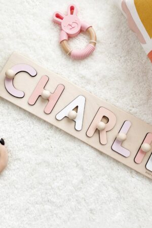 Personalized Name Puzzle A Unique Easter Gift for Toddlers and Newborns