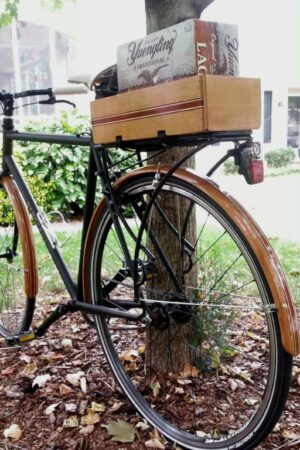 Woody's Cherry Compound Curve Fenders with Bloodwood Stripe Protect Your Ride in Style