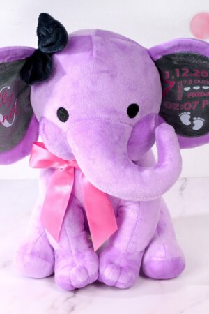 Personalized Elephant A Cherished Keepsake for Baby's Special Moments