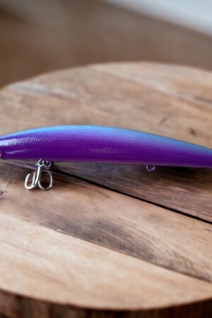 Pike's Nemesis "Purple River" Handcrafted Jerkbait for Unstoppable Fishing