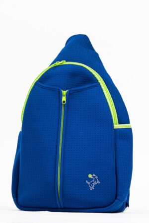 Pickleball Paddle Bag Royal Blue Sling for Paddles, Balls, and Accessories