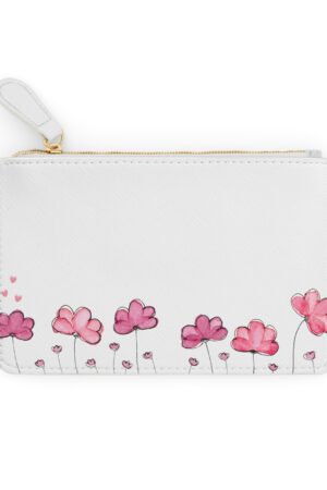 Personalized Mini Clutch Pink Floral Haven for Her | Unique Gifts for Mom, Stepmom, and Adopted Mom