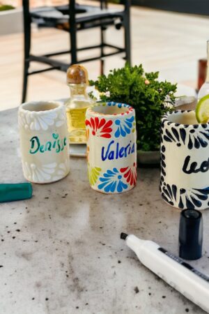 Personalized Tequila Shot Glasses Elevate Your Celebrations with Talavera Charm