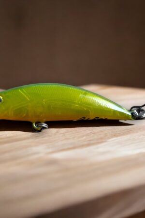 Phoxy Minnow Handcrafted Electro Lime Trout Lure for Anglers