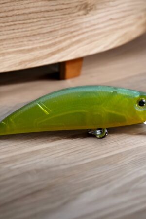 Phoxy Minnow Handcrafted Electro Lime Trout Lure for Anglers