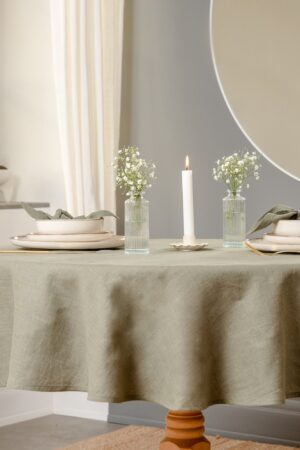 Exquisite Linen Tablecloth Elevate Your Celebrations with Timeless Elegance