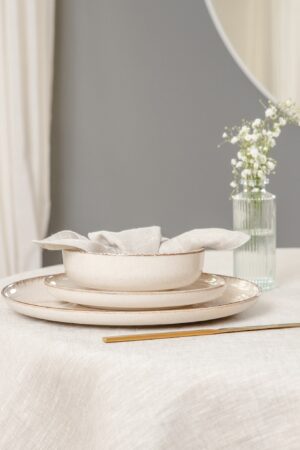 Exquisite Linen Tablecloth Elevate Your Celebrations with Timeless Elegance