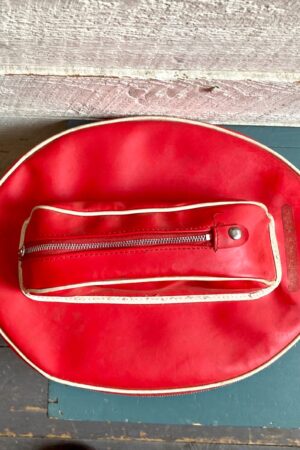 Vintage 70s Bancroft Tennis Racquet with Red Cover and Ball Pocket