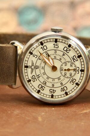 Vintage Soviet Pobeda "Death to Spies" Military Mechanical Watch A Relic of the Cold War