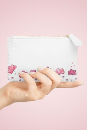 Personalized Mini Clutch Pink Floral Haven for Her | Unique Gifts for Mom, Stepmom, and Adopted Mom