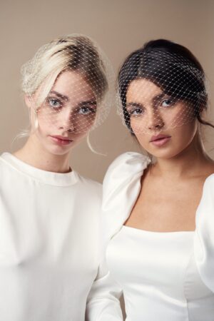 Enchanting Birdcage Veil Elevate Your Bridal Style with Timeless Elegance