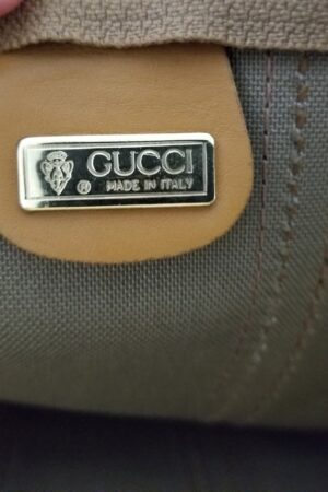 Authentic Vintage Gucci Supreme Large Travel Tote with Lock and Key