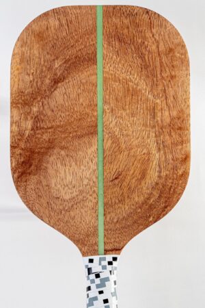 African Mahogany Pickleball Paddle Handcrafted Excellence for Players, Collectors, and Decor Enthusiasts