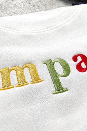 Embroidered Empathy Sweatshirt Spread Kindness and Positivity in Style