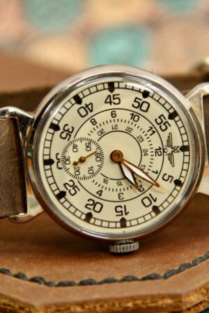 Vintage Soviet Pobeda "Death to Spies" Military Mechanical Watch A Relic of the Cold War